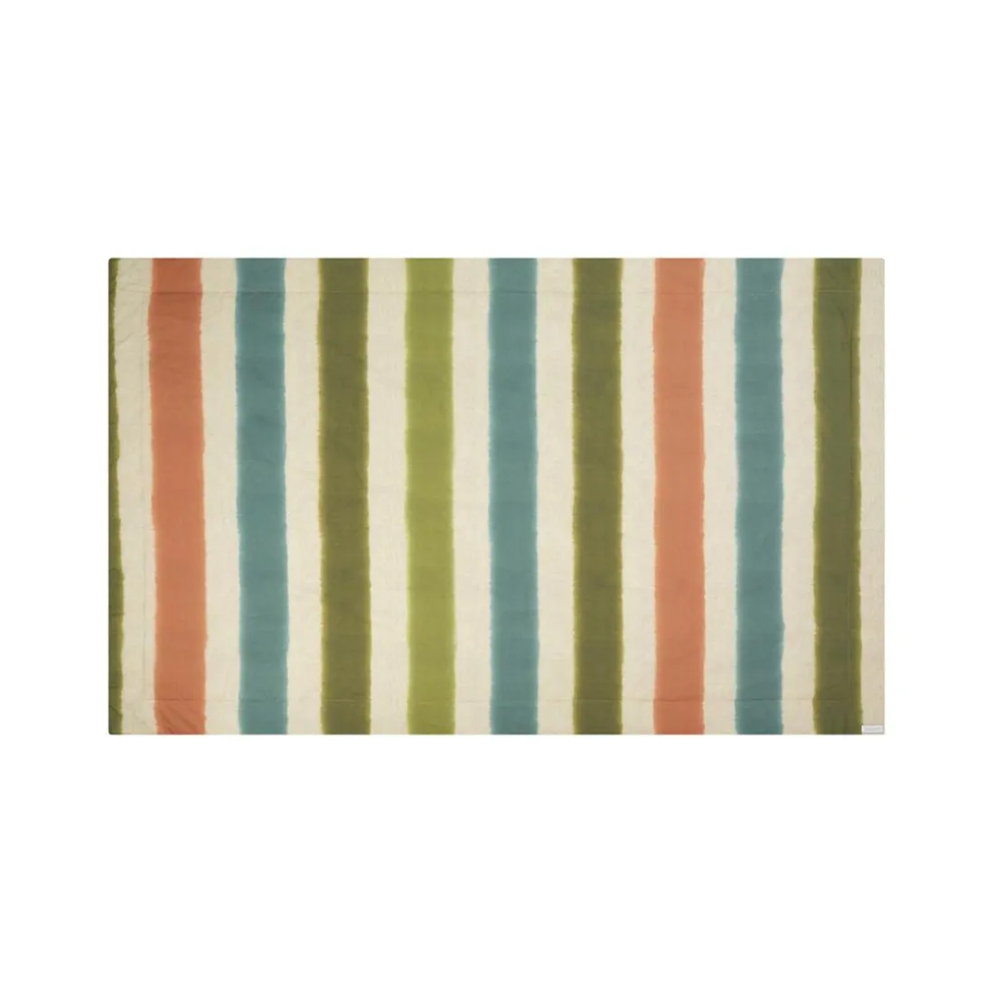 Couvre-lit imprimée en percale de coton 260 x 240 cm MIRMANDE MOSS-Multicolore