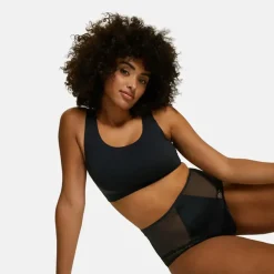Culotte absorbante taille haute noir