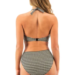 Culotte de bain - Noire avec Motif