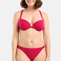 Culotte de bain rouge - Glamourous Textured