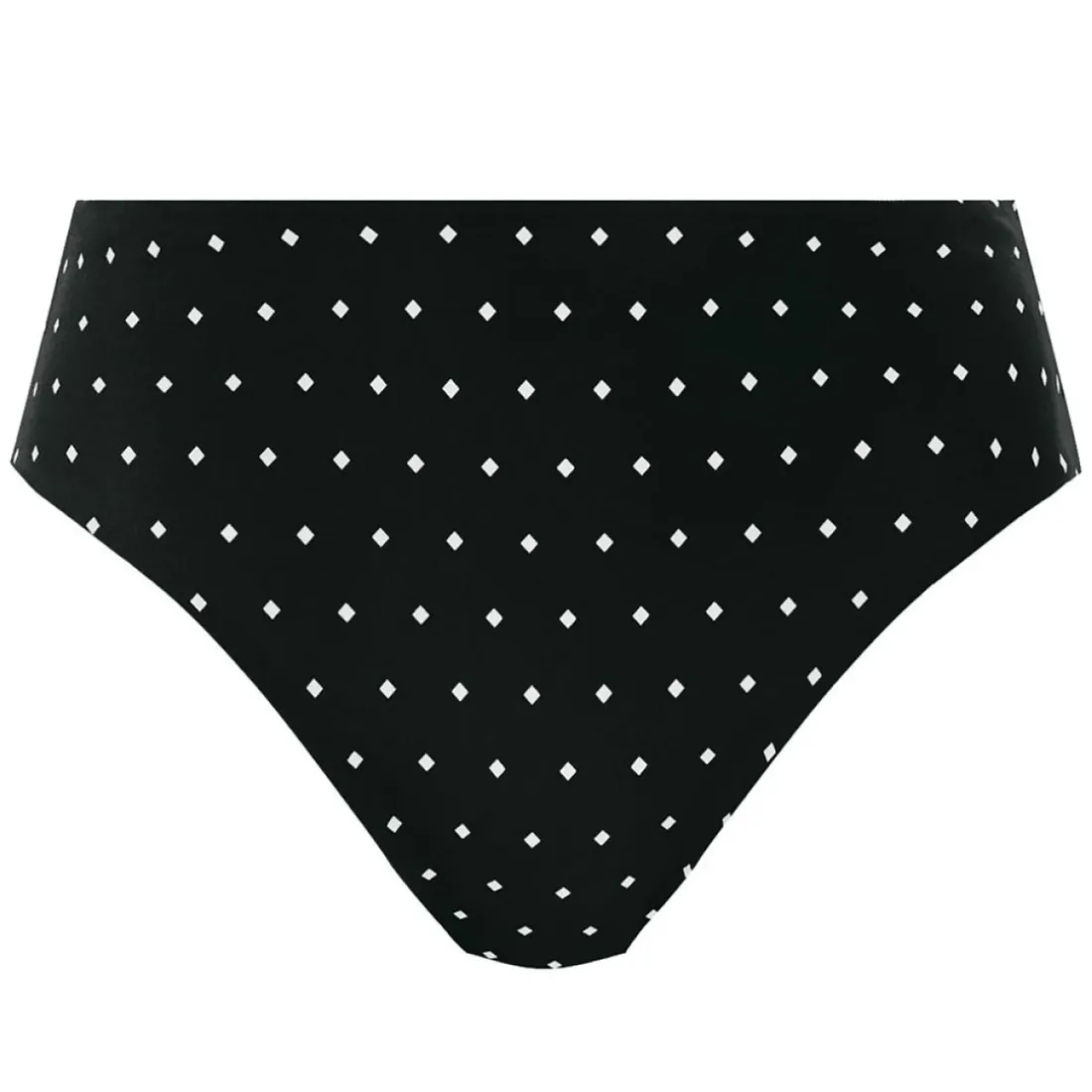 Culotte de bain taille haute noire