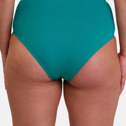 Culotte de bain taille haute - Bleu