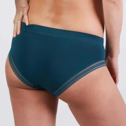 Culotte de grossesse verte Cache-Cœur Lingerie en viscose