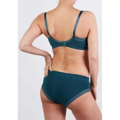 Culotte de grossesse verte Cache-Cœur Lingerie en viscose