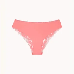 Culotte dos en dentelle - Orange