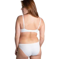 Culotte florale - Blanche