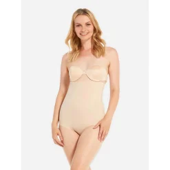 Culotte gainante haute-taille Maxi Sexy maintien ferme Beige