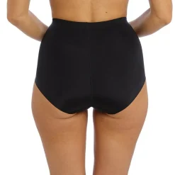 Culotte gainante taille haute - Noire en nylon