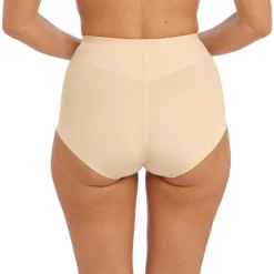 Culotte gainante taille haute - Beige en nylon