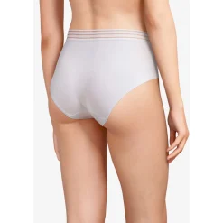 Culotte haute blanche en coton