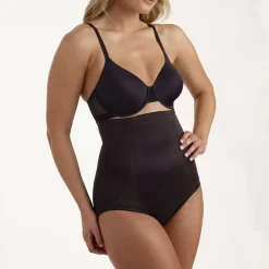 Culotte haute gainante - Noire en nylon