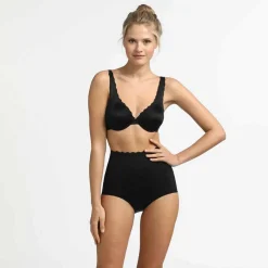 Culotte haute Noire effet sculptant en microfibre femme - Beauty Lift DIM
