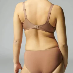 Culotte taille haute - Brun coco