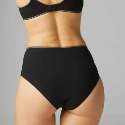 Culotte taille haute - Noir