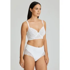 Culotte taille haute blanche