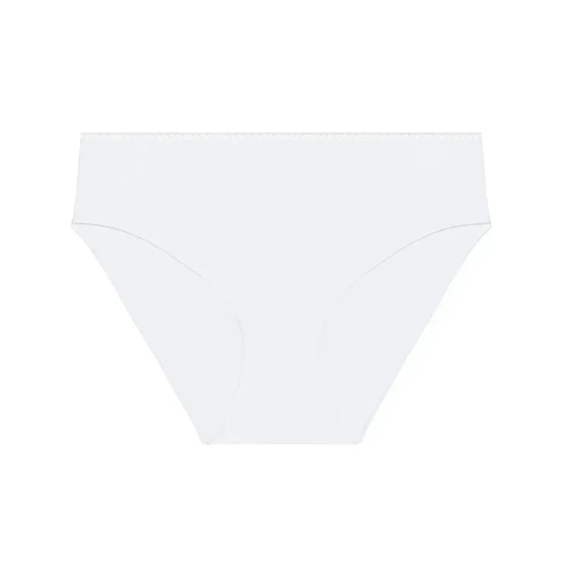 Culotte taille haute blanc