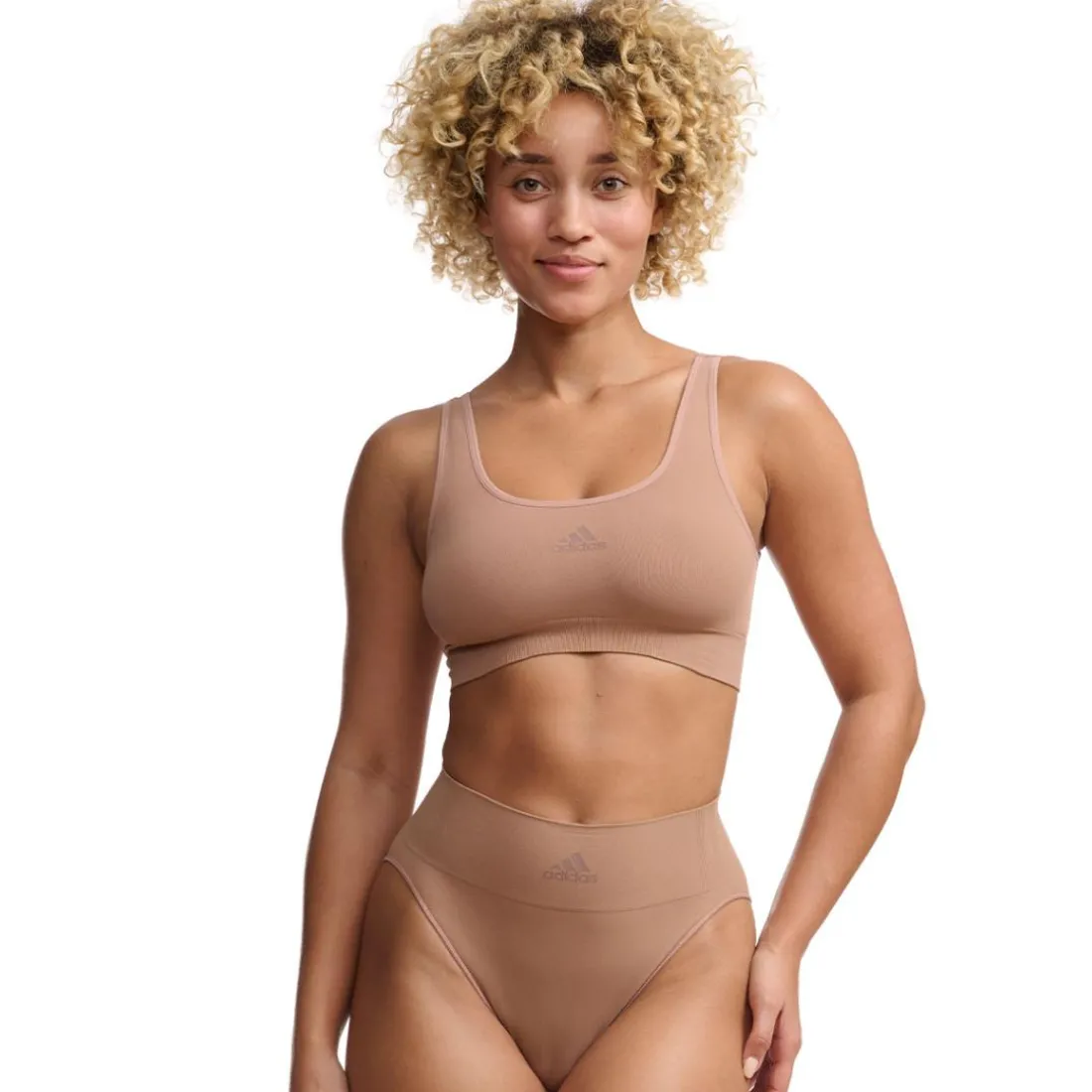 Culotte taille haute femme Active Seamless Adidas Sport multicolore