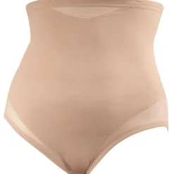 Culotte taille haute gainante - Nude en nylon