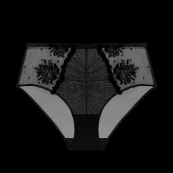 Culotte taille haute noir
