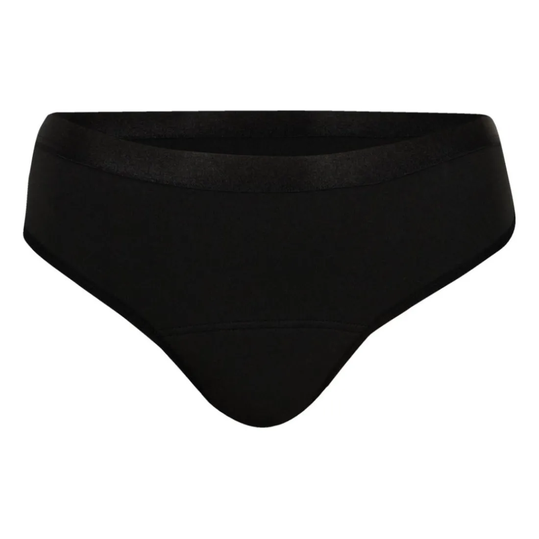 Culotte taille haute pour les règles femme Athena noir