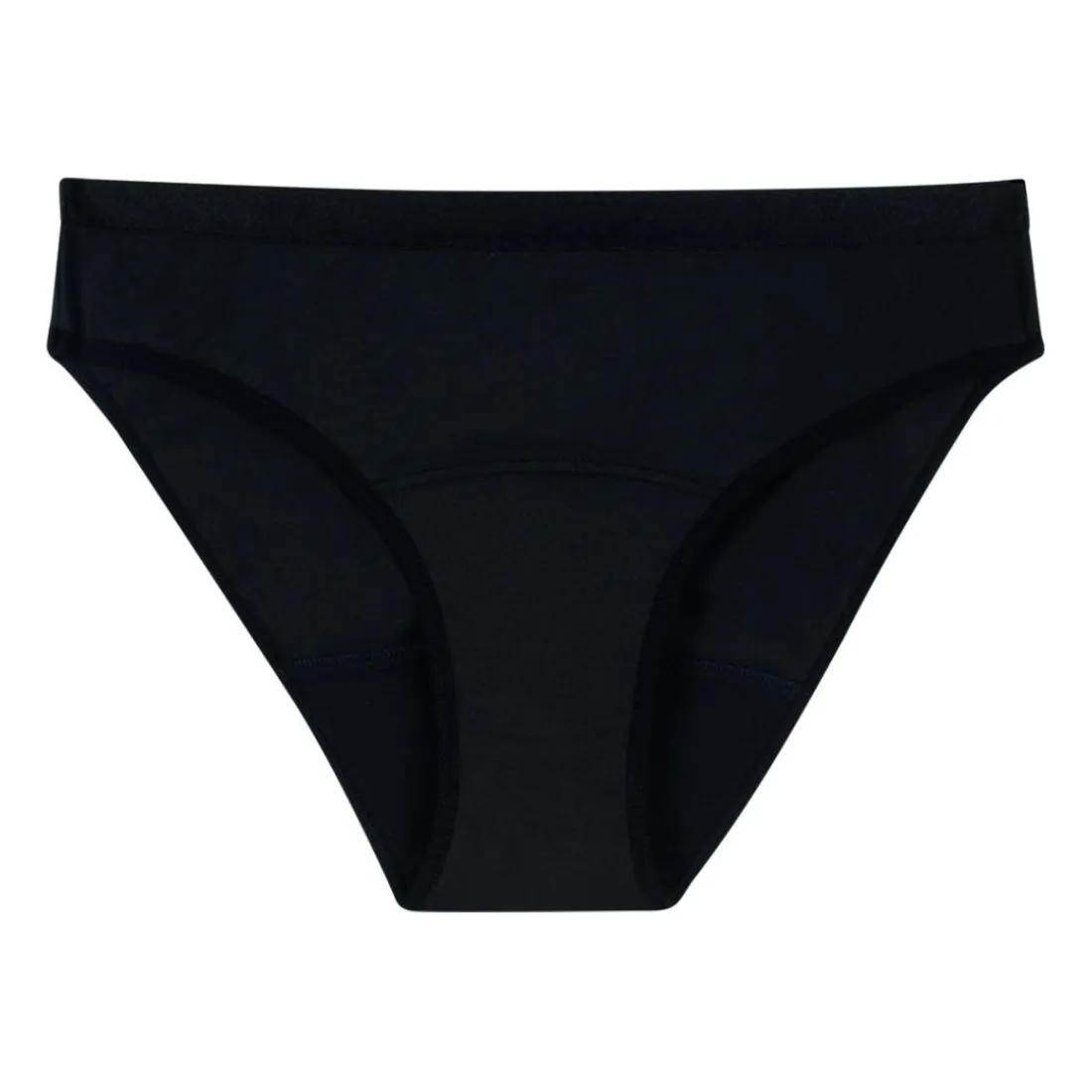 Culotte taille haute pour les règles femme Athena noir