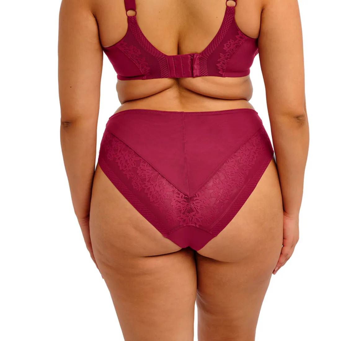 Culotte taille haute rouge