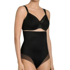 Culotte taille haute sculptante noire