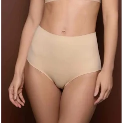 Culotte taille midi invisible Beige Invisible Bye Bra