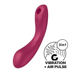 Curvy trinity 1 - 3 en 1 Rouge Satisfyer