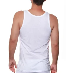 Débardeur blanc en coton