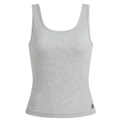 Débardeur femme Active Flex Ribbed Adidas gris en coton
