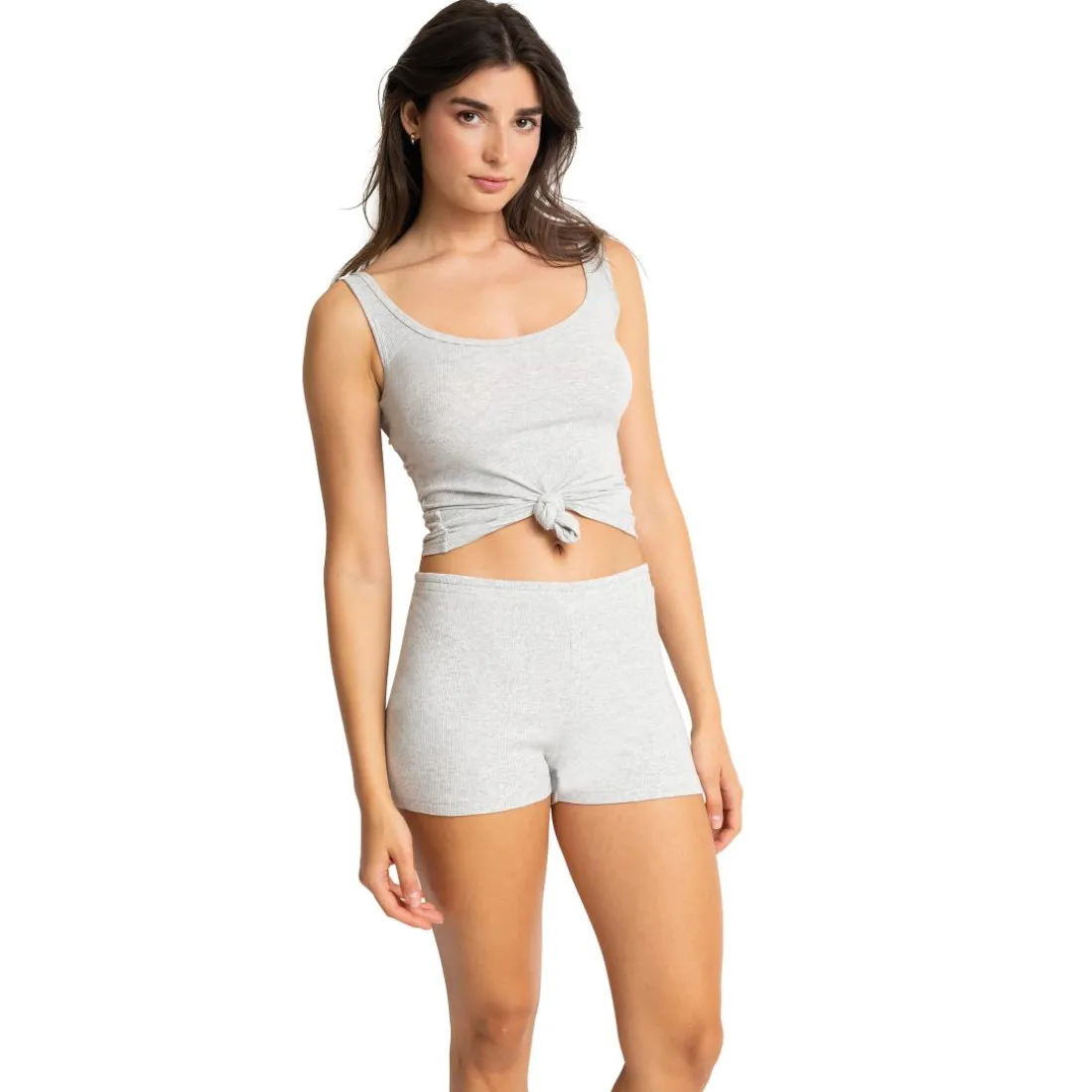 Débardeur Kate gris en coton