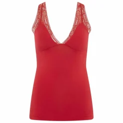 Débardeur pyjama Rouge Fémilet en coton modal