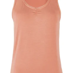 Débardeur thermique manches courtes rose