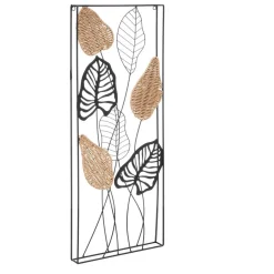 Déco murale métal 35x90 cm ROSA