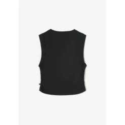 Debardeur fille TODEGI noir Ines en coton