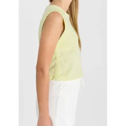 Debardeur TODEGI jaune en coton Rhea