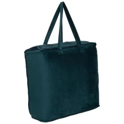 Dessus de Lit en Velours JIL Bleu canard 240X260