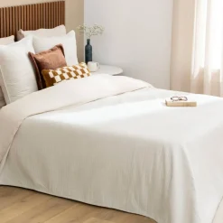 Dessus de lit Lilou 260x240cm - ivoire