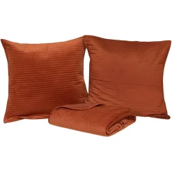 Dessus de lit Lilou 260x240cm - terracotta