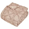 Dessus de lit Nuvia 260x240cm - terracotta