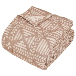 Dessus de lit Nuvia 260x240cm - terracotta