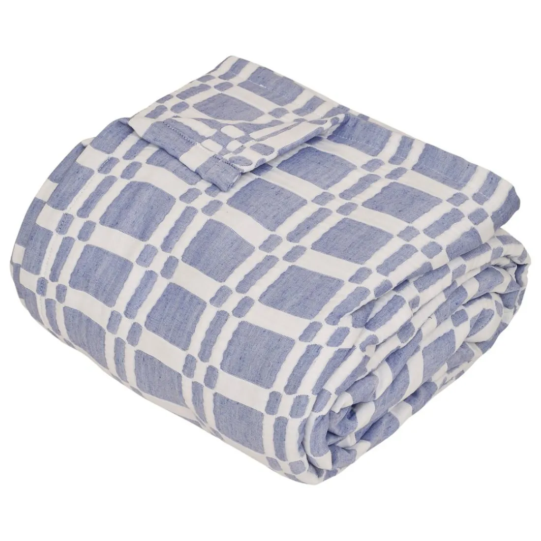 Dessus de lit Nuvia 260x240cm - bleu indigo