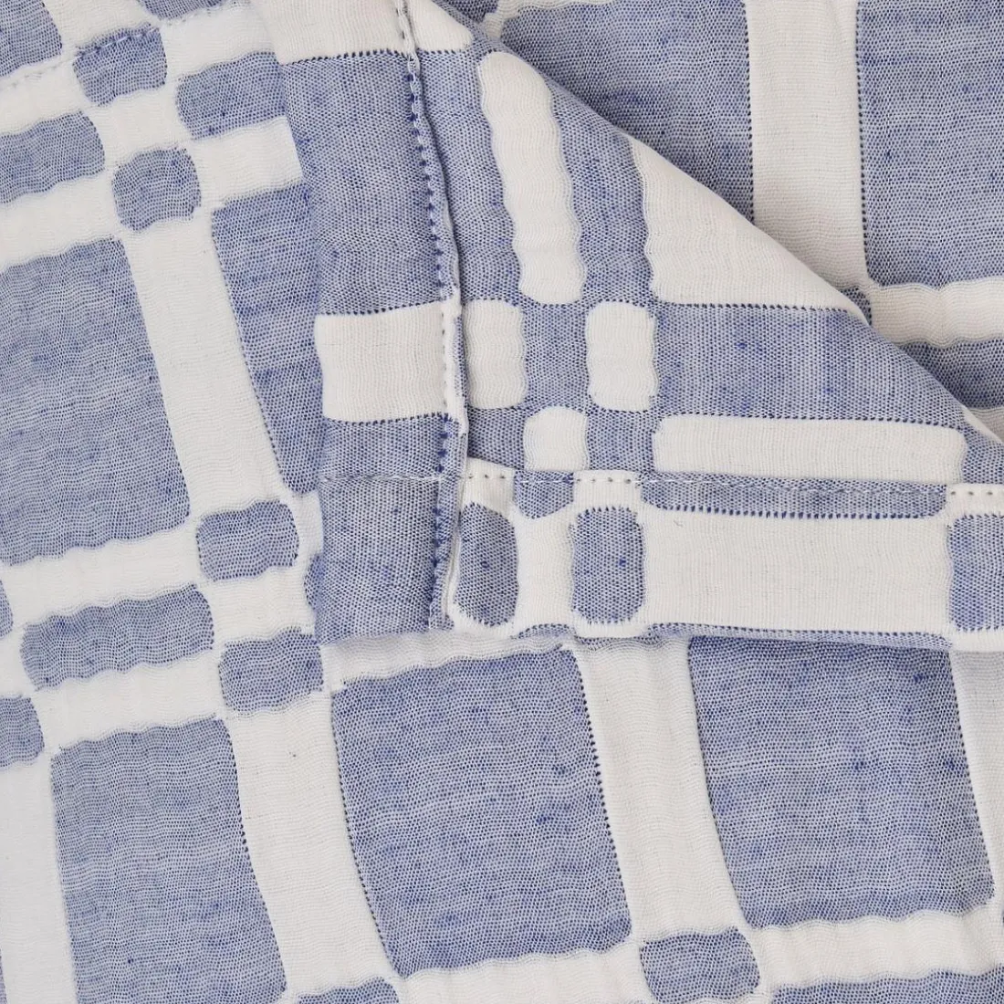 Dessus de lit Nuvia 260x240cm - bleu indigo