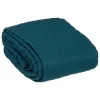 Dessus de lit 240x260 KALIA - bleu