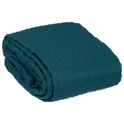 Dessus de lit 240x260 KALIA - bleu