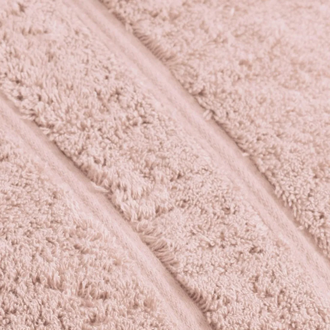 Drap de bain coton d'egypte LAUREAT PRESTIGE 100x150 cm-rose blush 600g/m²