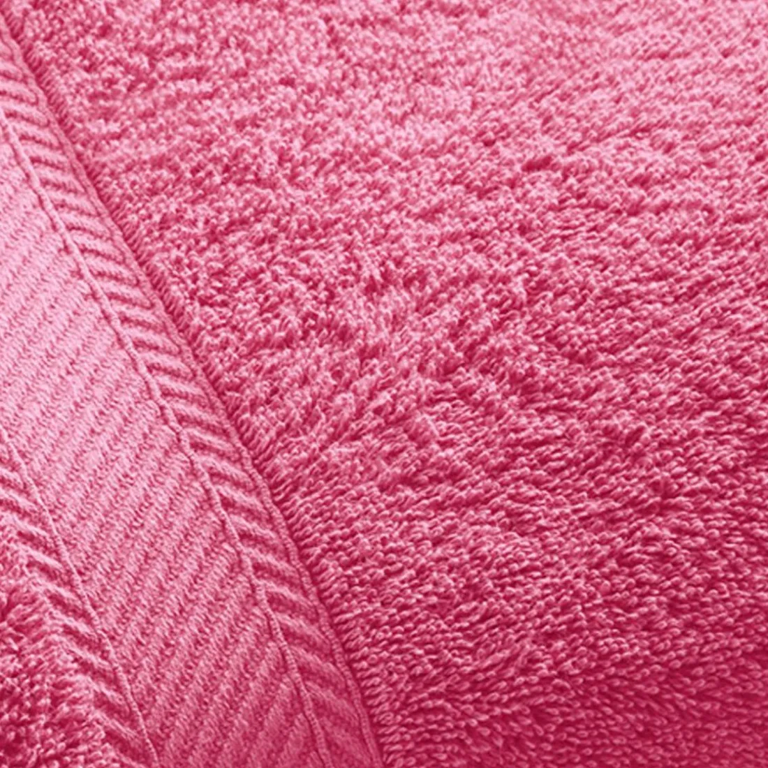 Drap de bain en coton 420g/m² CLAIRE personnalisable rose framboise