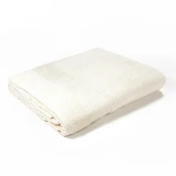 Drap de bain en coton RANGER 620 g/m² - Taille 100 x 150 cm - Ivore