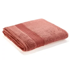 Drap de bain en coton RANGER 620 g/m² - Taille 70 x 140 cm - Marsala